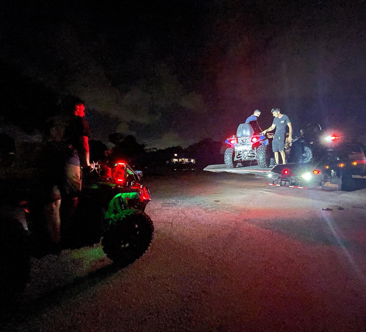 Brought the flatbed to take the toys